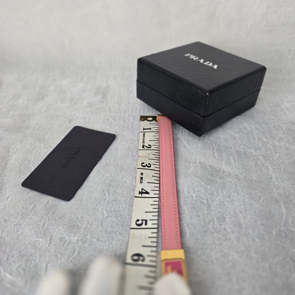 Prada Pink Leather Bracelet - Picture 6 of 6
